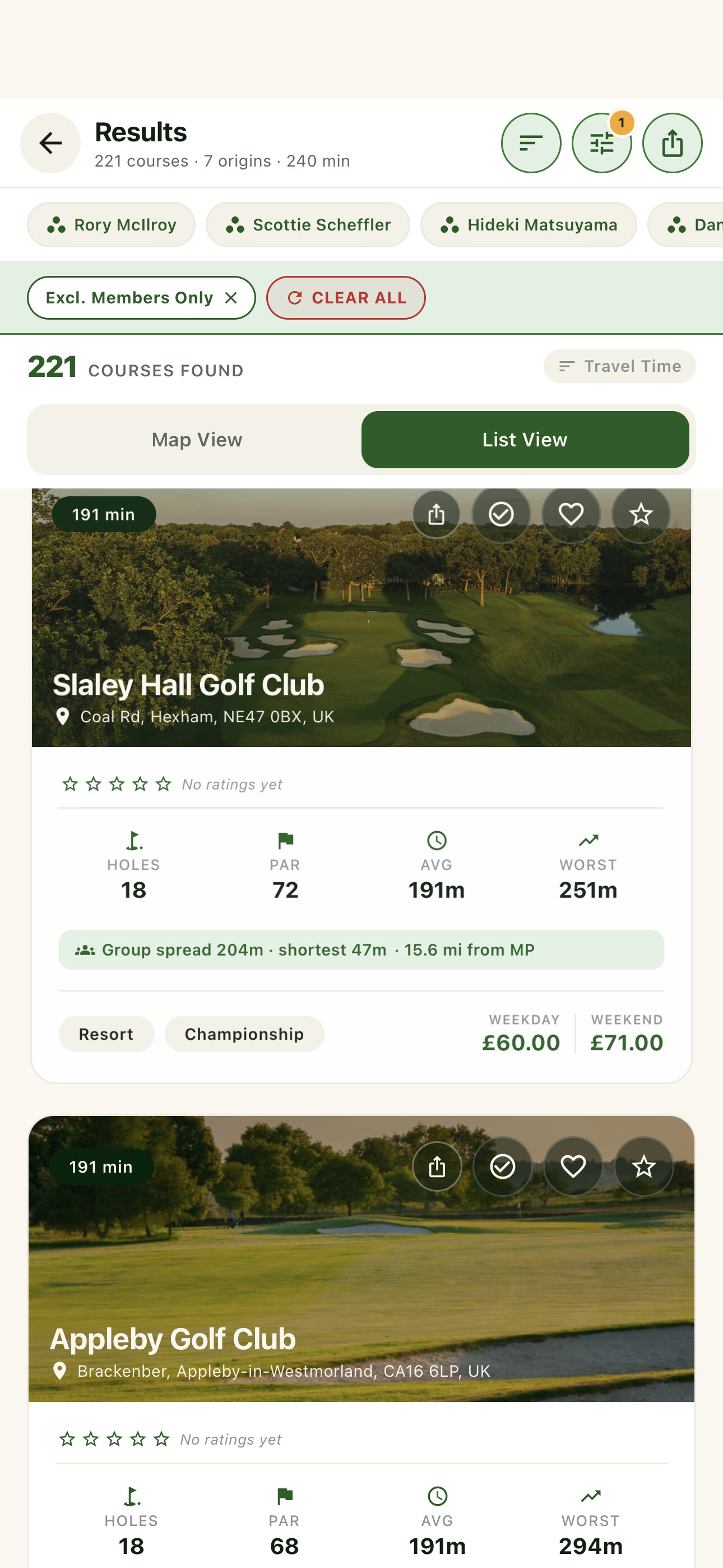 Course Comparison